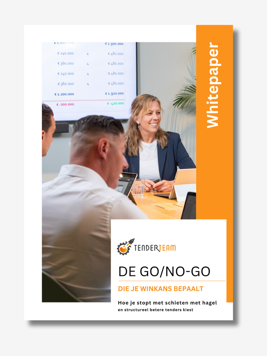 De go nogo beslissing die je winkans bepaalt. Stop met schieten met hagel. Kies de tenders die je wint.
