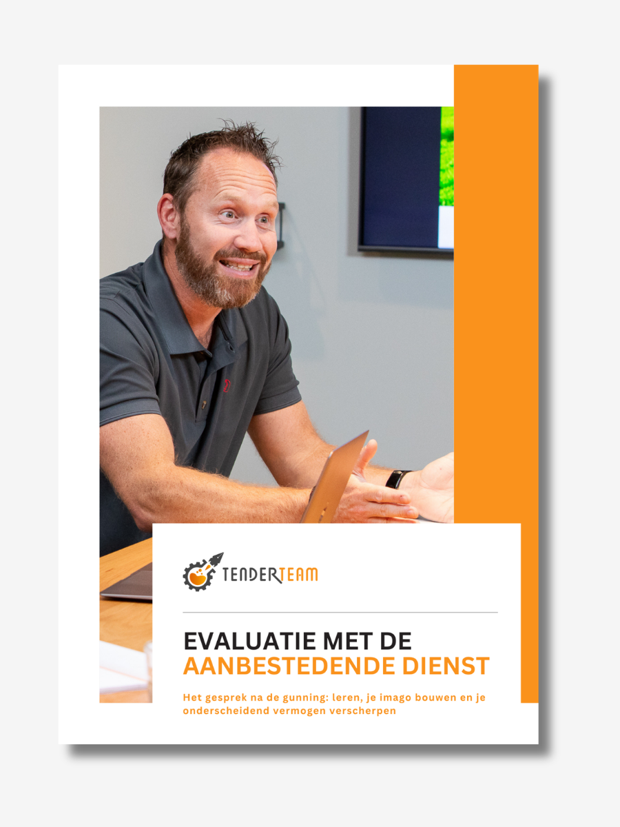 Het evaluatiegesprek met de aanbestedende dienst: leren, je imago bouwen en je onderscheidend vermogen verscherpen.