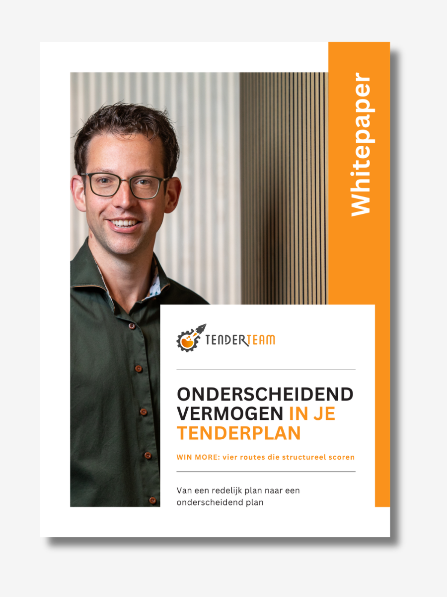 Onderscheidend vermogen in je tenderplan met het WIN MORE-model en vier strategische rollen.